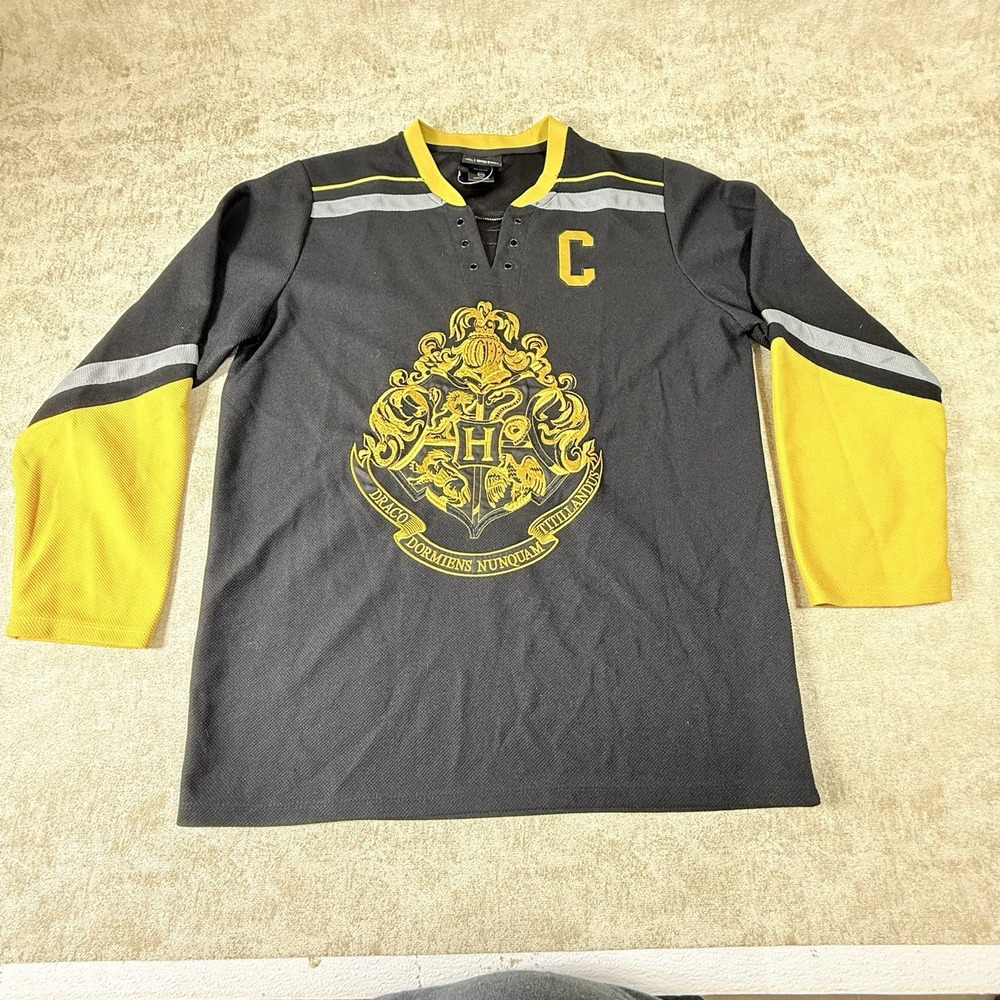 Harry Potter Box Lunch Hockey Quidditch Jersey Embroidered #07 Sz. Medium